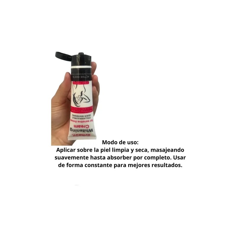 Kit 3 Cremas Aclarantes Axilas Codos Y Zonas Íntimas Erha21