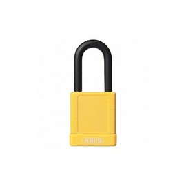 Lockout Padlock, KD, Yellow, 1-3/4"H