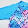QPANCY - Traje de baño para niñas con protección solar