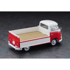 Hasegawa 20556 1/24 Volkswagen Type 2 Pickup Truck Red/White Color Plastic Model