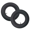 2 Pcs 3.50-8 Wheelbarrow Inner Tubes, Bent Valve for Barrow