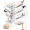 AITEE Acrylic Bathroom Organizer Caddy, Clear Shampoo Holder Wall Mounted,