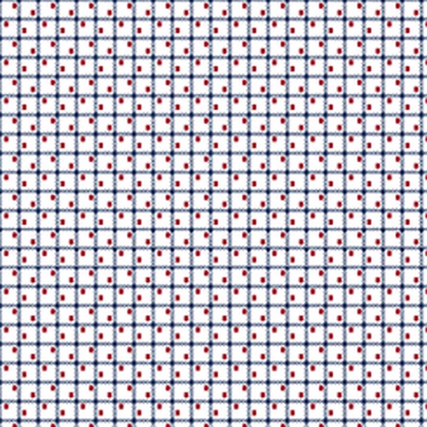 Quilting Treasures Monroe Grid Dots Cream 100% Cotton Fabric by