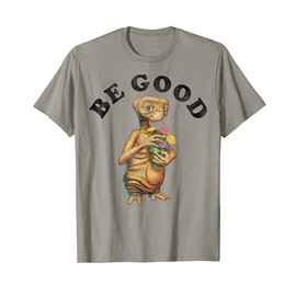 E.T. Be Good E.T. Holding Flower Pot Graphic T-Shirt T-Shirt