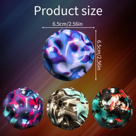 DALAETUS 4 Pcs Moon Balls, Space Balls for Kids, Mini Bouncing Ball Toy, Astro Jump Balls, Ultra High Bouncy Balls for Sport Training, Indoor Outdoor Play