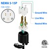 Nema 5-15P Male Plug Heavy Duty Replacement Male Plug –