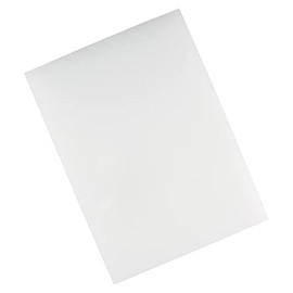 Auniwaig Leather Craft Punching Pad Thick Handmade Leather Craft Tools DIY Plastic Cutting Hole Punch Stamping Protection Mat Plate White 5.91 x3.94 x 0.31''