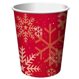 Christmas Snowman Carols 9 oz. Paper Cups