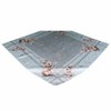 texpot Tablecloth 85 x 85 cm with print bunny flowers