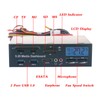 Media Dashboard USB3.0 Front Panel Hub LCD Display Optical Drive