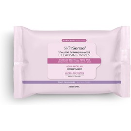 Skin Sense Toallitas Faciales Biodegradables (25 piezas) – Agua de Rosas