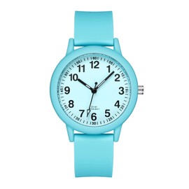 CIVO Ladies Watches Waterproof Minimalist Women Watches Analogue Slim Rubber Strap Elegant Classic Casual Wrist Watches for Women Blue