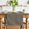 Artoid Mode Coffee Brown Table Runner, Seasonal Fall Washable Kitchen
