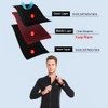 Men 3mm Neoprene Long Sleeve Wetsuit Top Warm Front Zipper