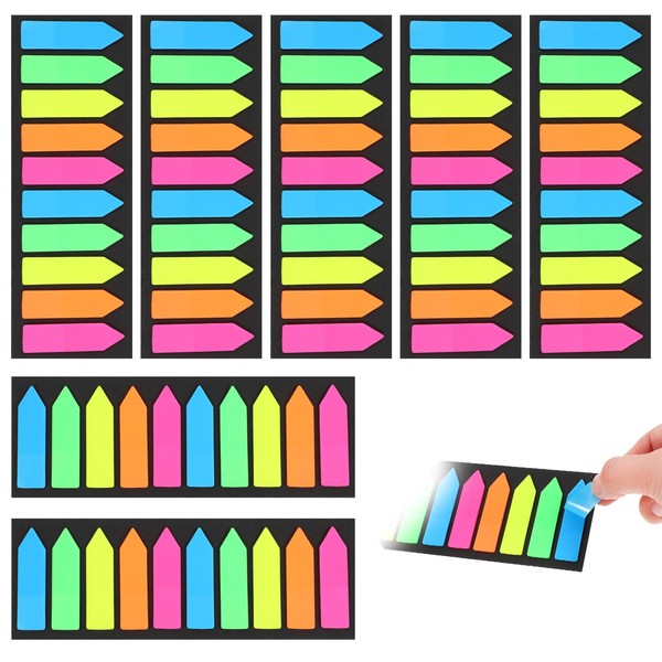 Pack of 2000 Sticky Notes Page Markers Sticky Index Tabs