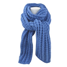 Humble Hilo Knitted Scarves Soft Warm Cozy Scarf Knit Scarf for Fall and Winter (Denim)