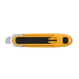 OLFA Self Retracting Safety Utility Knife (SK-8) - Multi-Purpose Fully-Auto Box Cutter w/Self Retractable Blade & Non Slip Ergonomic Handle, Replacement Blades: OLFA SKB-8 Safety Blades