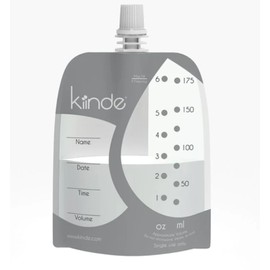 Kiinde Breast Milk Storage Pouches 90 count KP-N-90-DM 4 Pack 360 Total Bags!