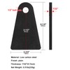 Fanmao 6 Pcs Heavy Duty Weld on Tabs, 4-1/4" Height,