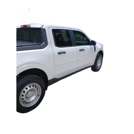 Painted Body Side Moldings Made for The 2022-2025 Ford Maverick Painted in The Factory Paint Code JS/M7432 Iconic Silver Metallic