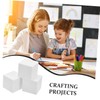 DOITOOL 6pcs Blank Foam Blocks Craft Foam Cubes for DIY