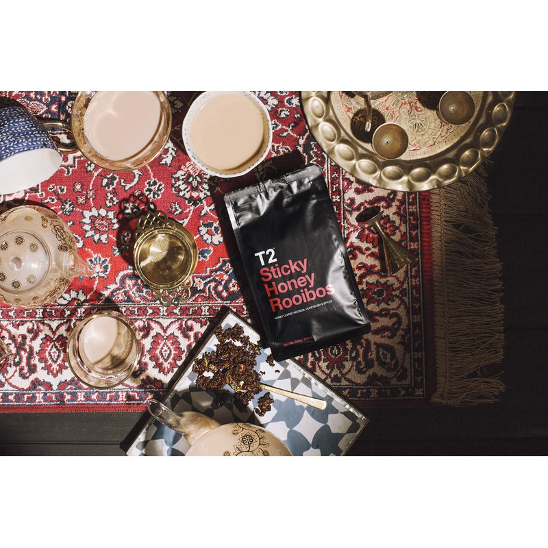 T2 Tea Sticky Honey Rooibos, Loose Leaf Herbal Tea in