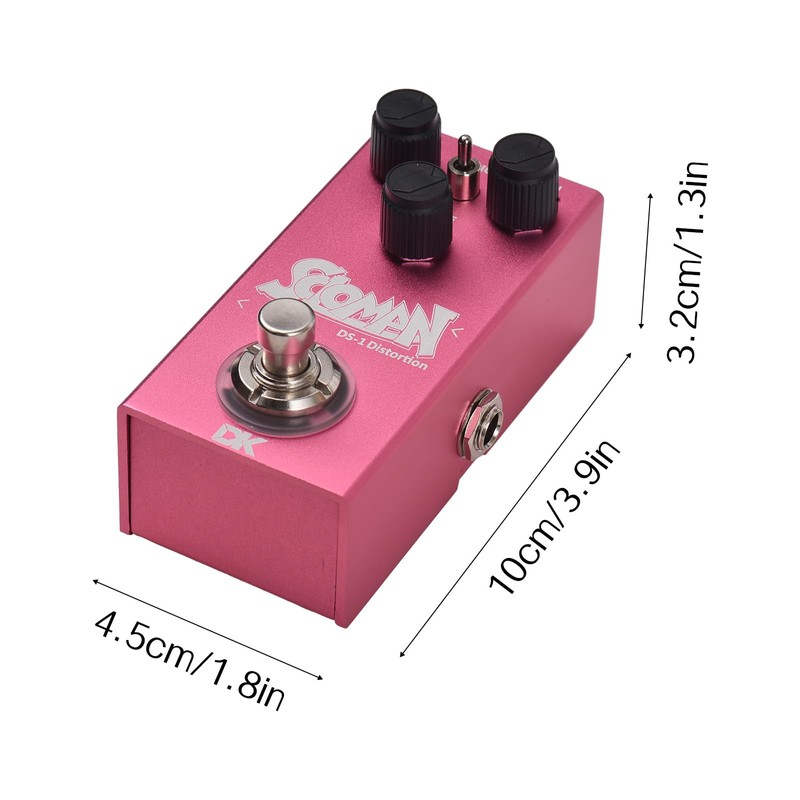 xinyee DK Distortion Pedal Electric Guitar Effects Pedal True Bypass