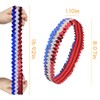 Pliwcas American Flag Hair Ties for Men Women Patriots Country