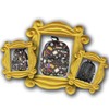 Bioworld Friends TV Show Allover Toss Print Faux Saffiano Leather