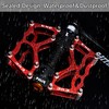 Vagasi Pedales de bicicleta para ciclismo y rodamientos sellados (rojo)