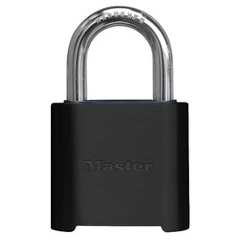 Master Lock 878 Powder Coated Black Zinc Resettable Combination Padlock