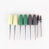 Polishing Burs Kits Acrylic Resin Bridgework Grinding Set 8pcs by