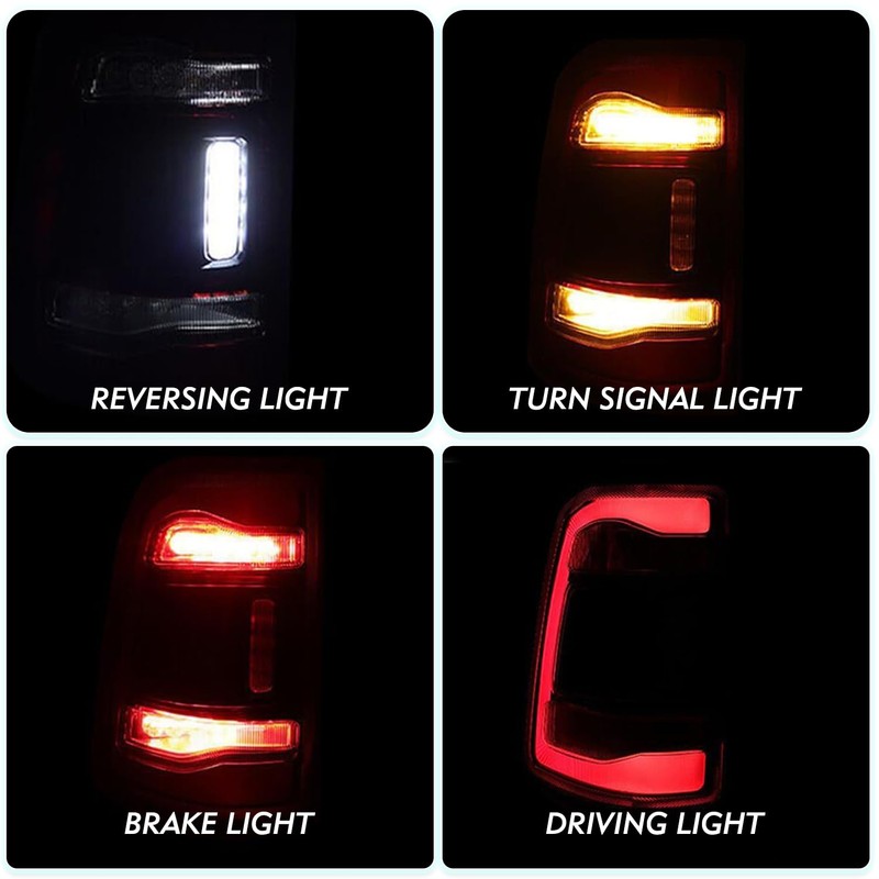 TUSDAR Factory LED Tail Light Assembly w/Blind Spot(Module NOT Included)