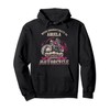 Abuela Biker Chick Lady Motorcycle Never Underestimate Pullover Hoodie