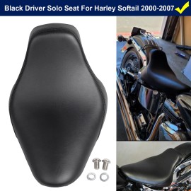 Unbranded Rider Butt Bucket Solo Seat For Harley Heritage Softail Classic FLSTC 2000-2007