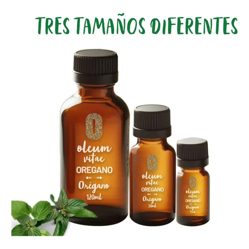 Oleum Vitae - Aceite Esencial 100% Puro De Orégano 120ml