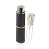 Cryslora Parfümzerstäuber, Rotationspresse Leder Nachfüllbare Parfümflasche, High-End-tragbare Spenderflasche für Geschenk