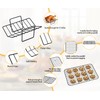 TeamFar Roasting Pan, 14” Nonstick Deep Lasagna Brownie Turkey Pan