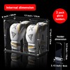 KOLIPI Boxing Glove Display Case with Mirror Back and Base,