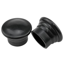 VAKTOK Curtain rod ends decorative cap curtain finials curtain rail end cap 1.1 "diameter Romanesque curtain rod end plug -6pcs