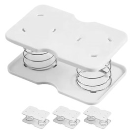 HOMSFOU Tissue Box Holder Spring Support 4pcs Pusher Lifter Replacement Inner Holders Paper Towel Drawer Inside Automatic Lifting Elastic Tray Tissue Dispenser