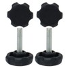 Sourcingmap M6 x 25 x 30mm Hand Screw Leveling Feet