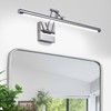 Chrome Bathroom Vanity Light Not Dimmable 16W 24 Inch LED