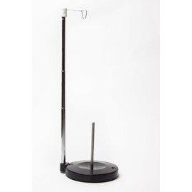 Embroidex Single Thread Spool Holder - Stand alone Embroidery, Sewing or Quilting Thread Holder or Stand - Ensures Smoother Feed = Heavy Plastic Base by Embroidex