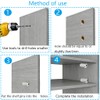 Keoferlo Shelf Pegs 5mm Shelf Pins 110 Pack Cabinet Support