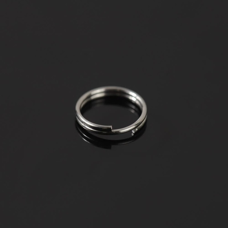 30pcs Mens Womens Stainless Steel Key Ring Split Ring Multi