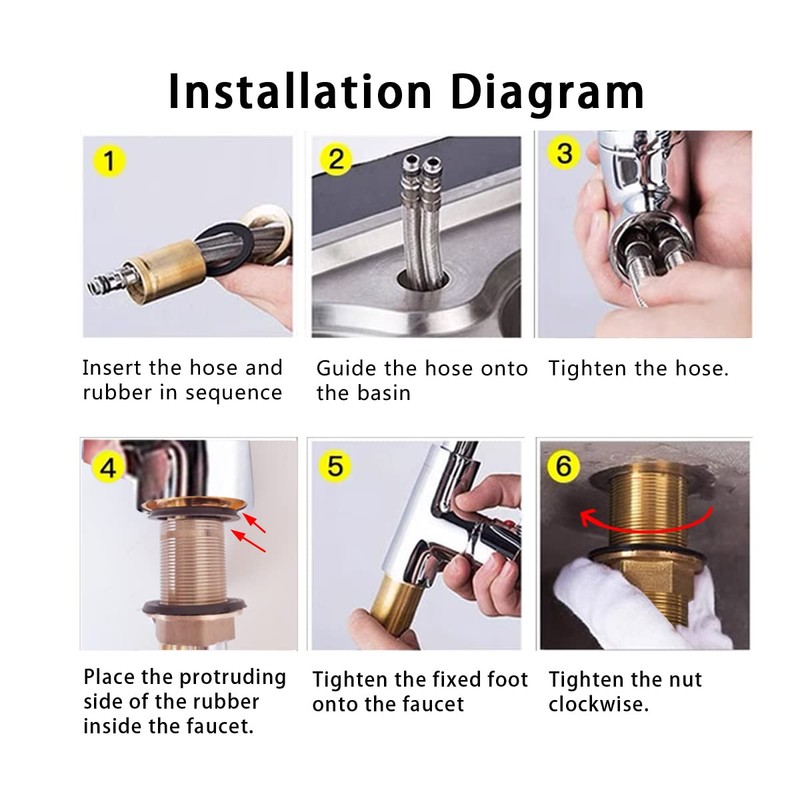 Faucet Fittings Nipple Locknut Kit Extension Threaded Pipe Longer Mounting