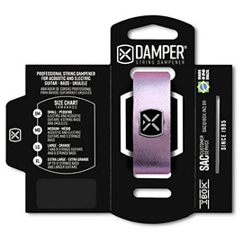 String Damper for Guitar/Bass/Acoustic Guitar - Damper SM (Metallic Purple)