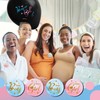 Gender Reveal Pins 60Pcs 4.4cm - Team Boy or Girl