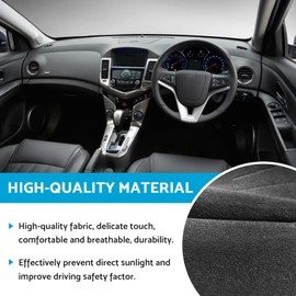 MAX COOL Dash Mat Dashboard Cover Non-slip Carpet Suitable for Holden Cruze JG JH 09-16 with Consol